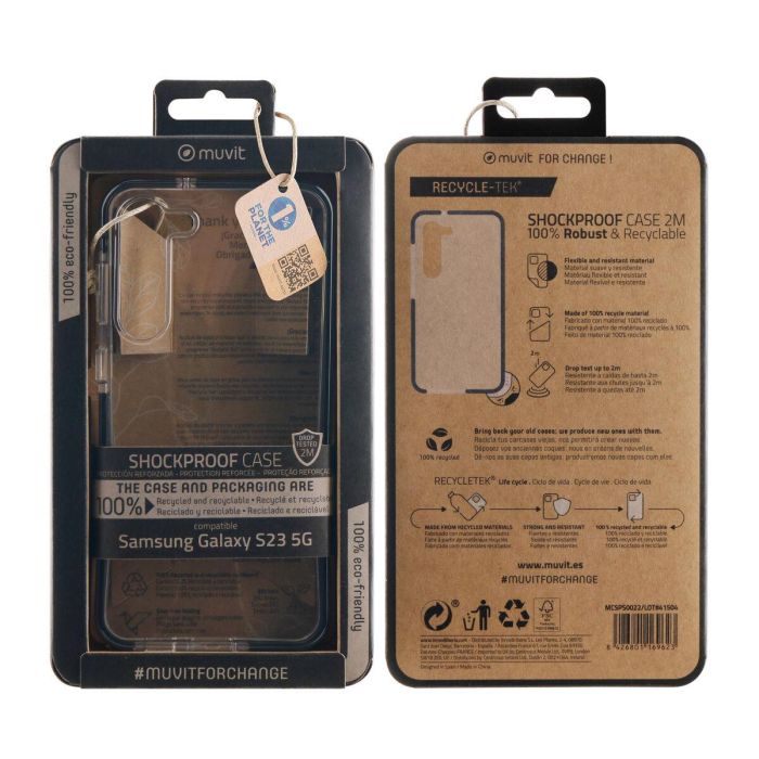 Muvit Funda Shockproof 2M para Samsung Galaxy Recycletek Ecológica y Resistente 1