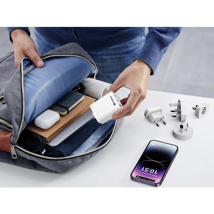 Sandberg 3in1 TravelCharger USB-C/A 65W 4 Sandberg 3in1 TravelCharger USB-C/A 65W 4