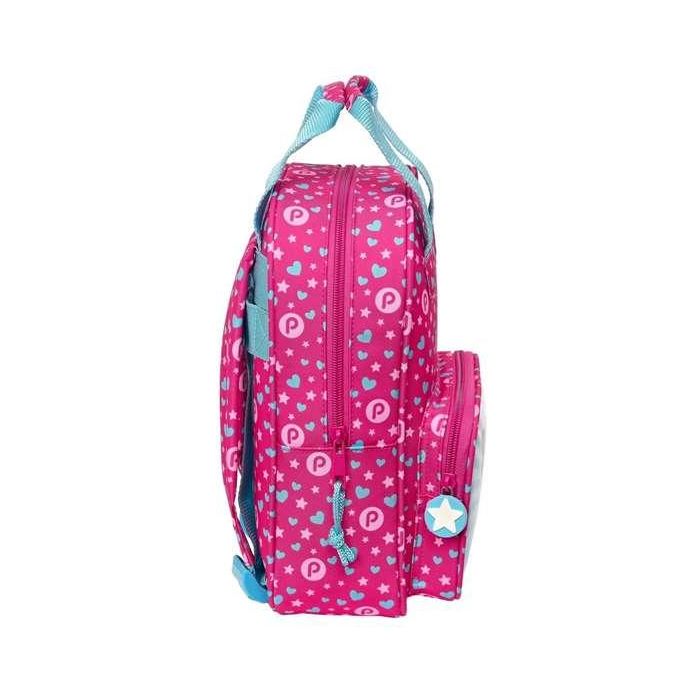 Mochila Escolar Pinypon Azul Rosa 20 x 28 x 8 cm 2