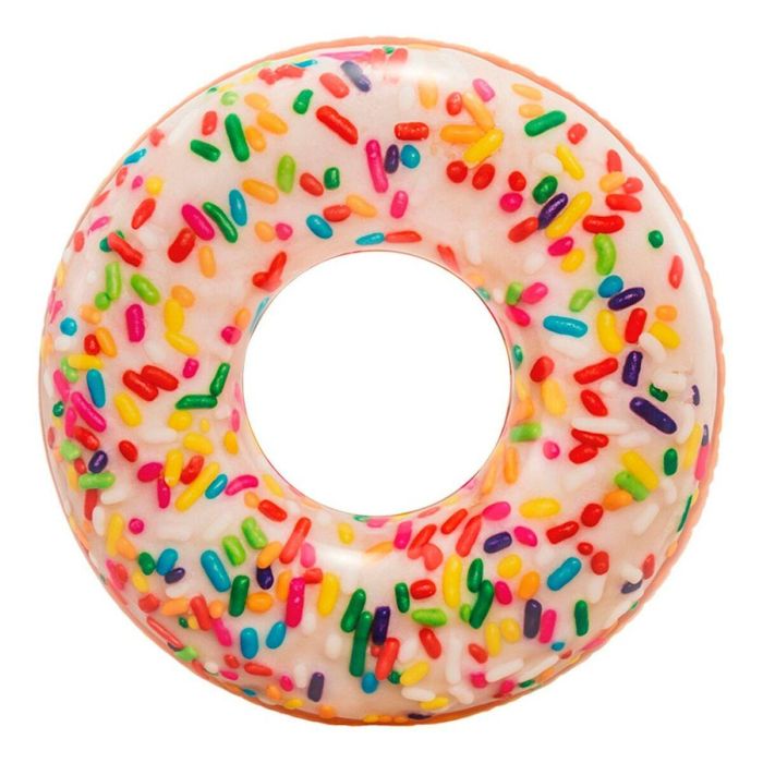 Rueda Hinchable Intex Donut Blanco 114 x 25 x 114 cm (12 Unidades) 4