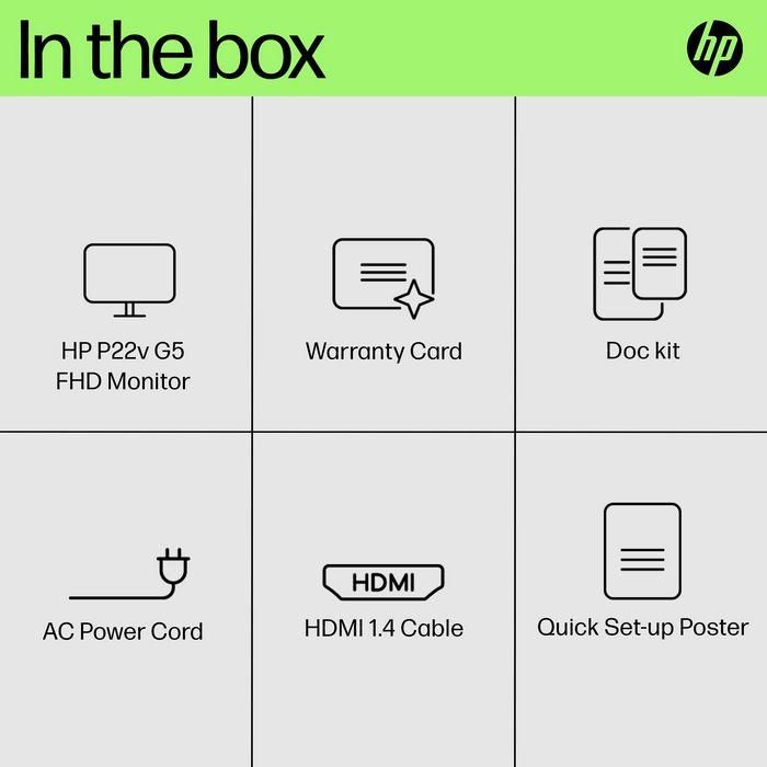HP P22v G5 FHD Monitor 7 HP P22v G5 FHD Monitor 7