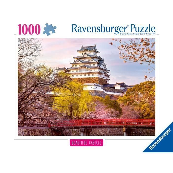 Ravensburger 12001316 Puzzle 1000 piezas: Castillo de Himeji, Japón - Colección Highlight (+14 años) 1