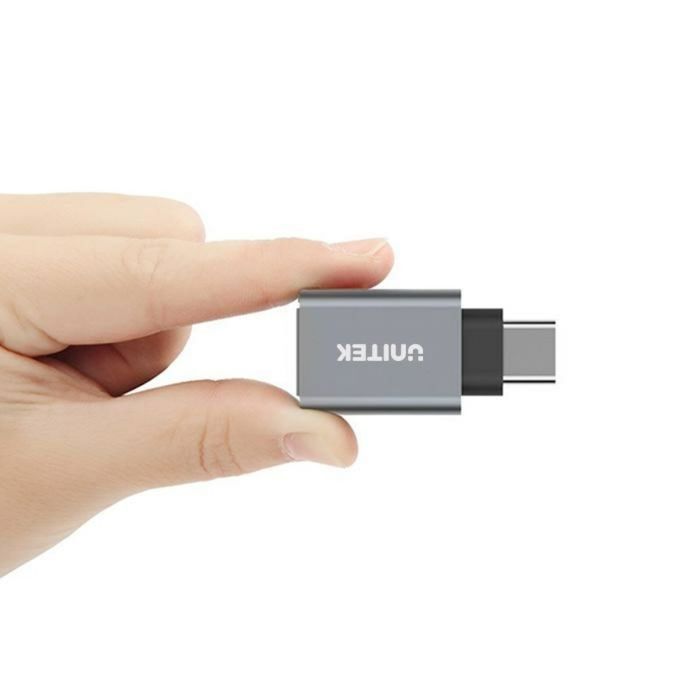 Adaptador USB-C a USB Unitek Y-A025CGY 3 Adaptador USB-C a USB Unitek Y-A025CGY 3