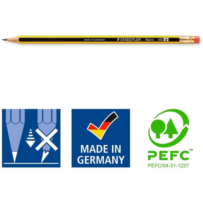 STAEDTLER Köcher Bleistift Noris Ti 72 Stück Sechskant 4 STAEDTLER Köcher Bleistift Noris Ti 72 Stück Sechskant 4