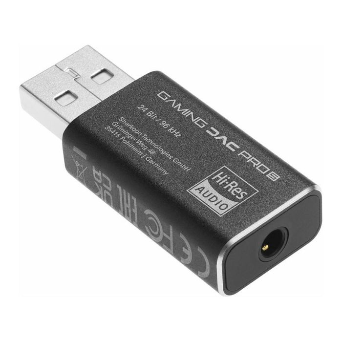 SHARKOON Gaming DAC Pro S - Tarjeta de Sonido Externa USB para PC con Conector 3,5 mm, Negro 2 SHARKOON Gaming DAC Pro S - Tarjeta de Sonido Externa USB para PC con Conector 3,5 mm, Negro 2