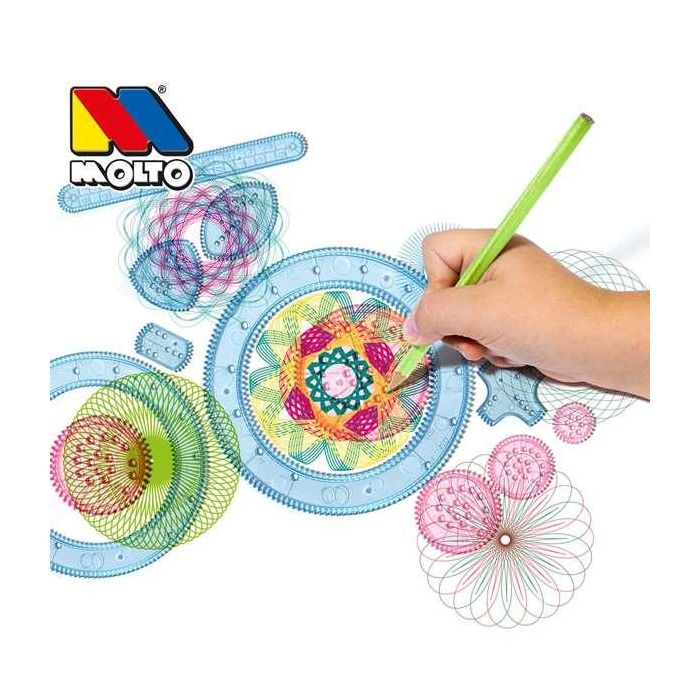 Set de dibujo molto graphics con 28 accesorios. 124x60x1 cm 2 Set de dibujo molto graphics con 28 accesorios. 124x60x1 cm 2