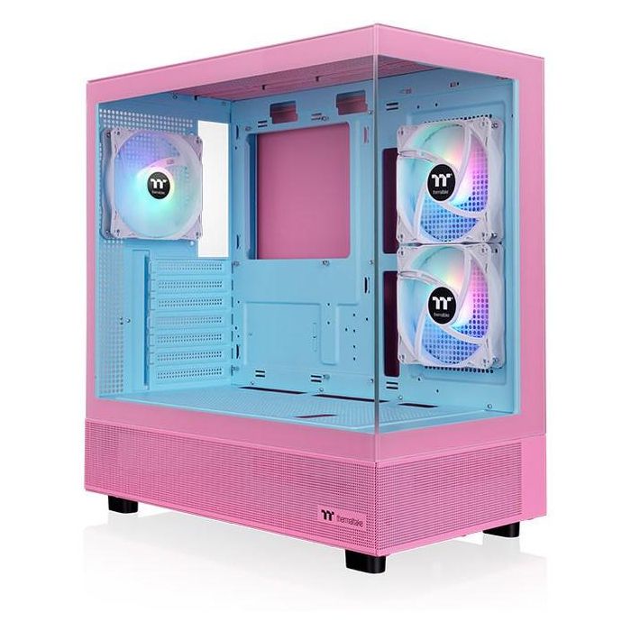 Thermaltake View 270 Plus TG ARGB Midi Tower PC Gaming Rosa con Ventana Cristal Templado 0 Thermaltake View 270 Plus TG ARGB Midi Tower PC Gaming Rosa con Ventana Cristal Templado 0