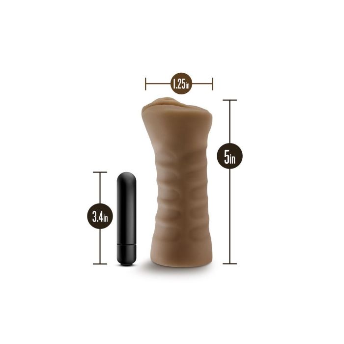 Masturbador Masculino Blush Julieta Marrón 8 Masturbador Masculino Blush Julieta Marrón 8