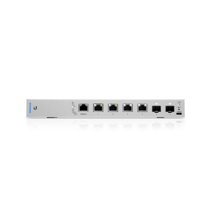 Ubiquiti US-XG-6POE Managed Switch 10G Ethernet PoE++ con 4 Puertos RJ-45 10G y 2 SFP+, Montaje en Rack 1U 4