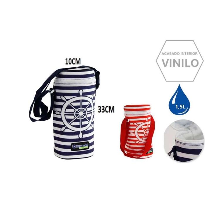 Nevera térmica polyester redonda 10 cm diametro x 33 cm - modelos surtidos 2 Nevera térmica polyester redonda 10 cm diametro x 33 cm - modelos surtidos 2