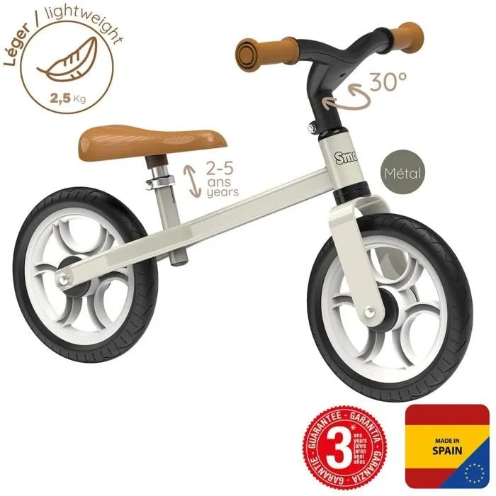 Smoby Bicicleta de Equilibrio para Niños de 2 a 5 años, Desarrollo de Coordinación, Fabricación Española 1
