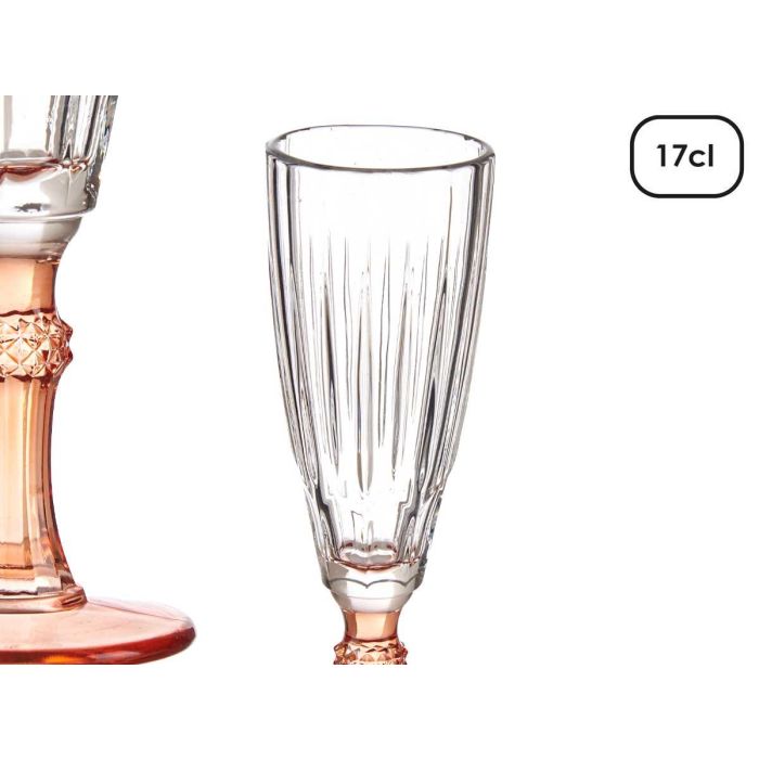 Copa Cava Color Salmon 170Ml Vivalto 6X20CM (48 Unidades) 3 Copa Cava Color Salmon 170Ml Vivalto 6X20CM (48 Unidades) 3