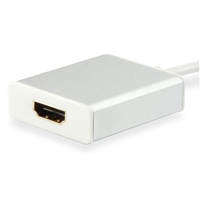 Equip Adaptador USB Tipo C Macho a HDMI Blanco 4K 60Hz 0.15m 1