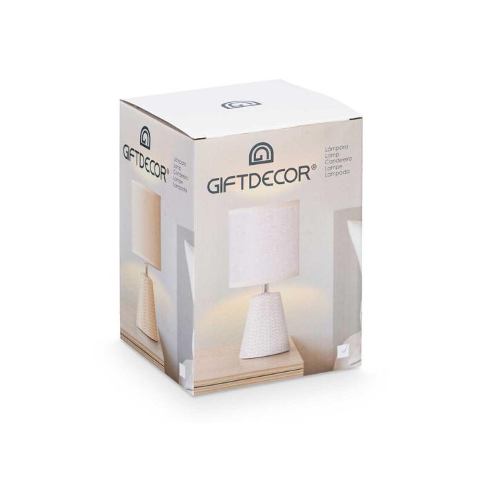Lampara Sobremesa Ceramica Conica Surtidos Giftdecor 14X30CM (12 Unidades) 2 Lampara Sobremesa Ceramica Conica Surtidos Giftdecor 14X30CM (12 Unidades) 2