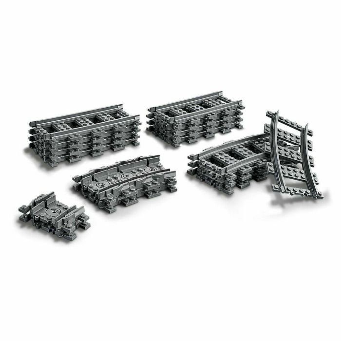 Lego City Cambios de Agujas, Accesorios para Vías de Tren de Juguete, 7 Piezas 13