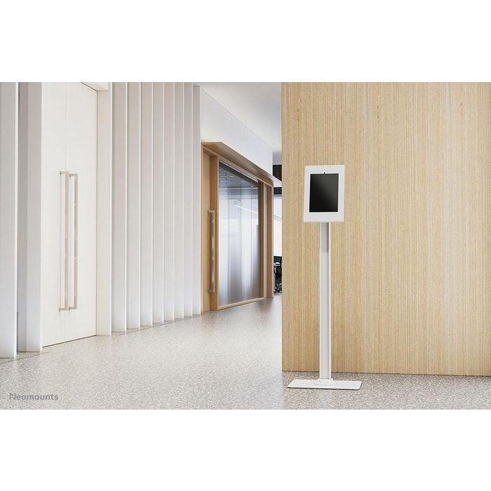 Neomounts FL15-650WH1 Tablet floor stand 9.7-11" - lockable, 27.9 cm (11"), 24.6cm (9.7"), White, Steel, 0 - 75°, 90° 8 Neomounts FL15-650WH1 Tablet floor stand 9.7-11" - lockable, 27.9 cm (11"), 24.6cm (9.7"), White, Steel, 0 - 75°, 90° 8
