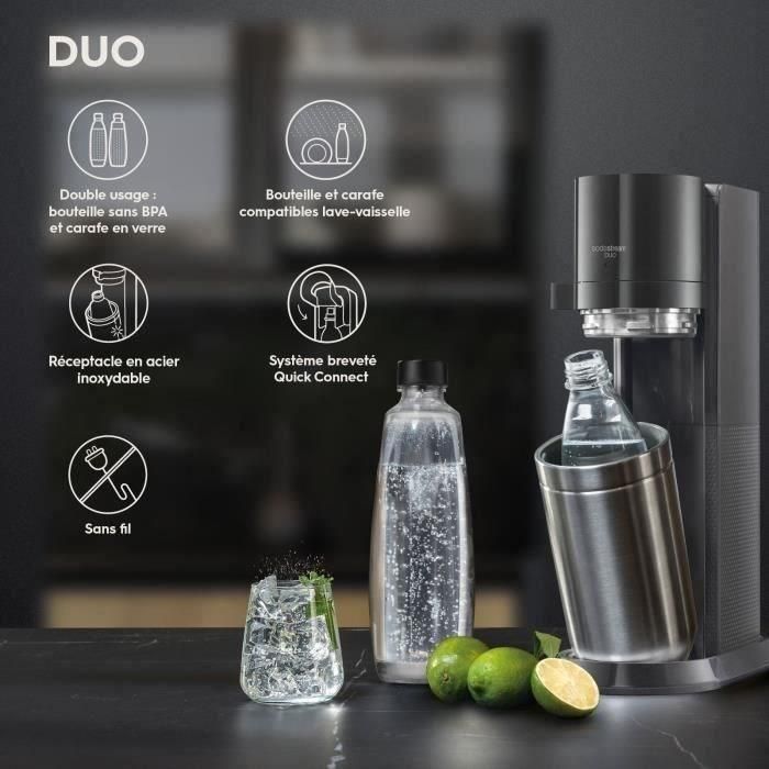 Sifón de Agua Saturadora Sodastream Duo 3