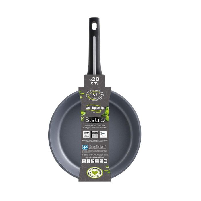 San Ignacio SG-6420 Sartén de Aluminio Fundido Inducción Bistro Grey Ø20 cm con Mango Soft Touch 1 San Ignacio SG-6420 Sartén de Aluminio Fundido Inducción Bistro Grey Ø20 cm con Mango Soft Touch 1