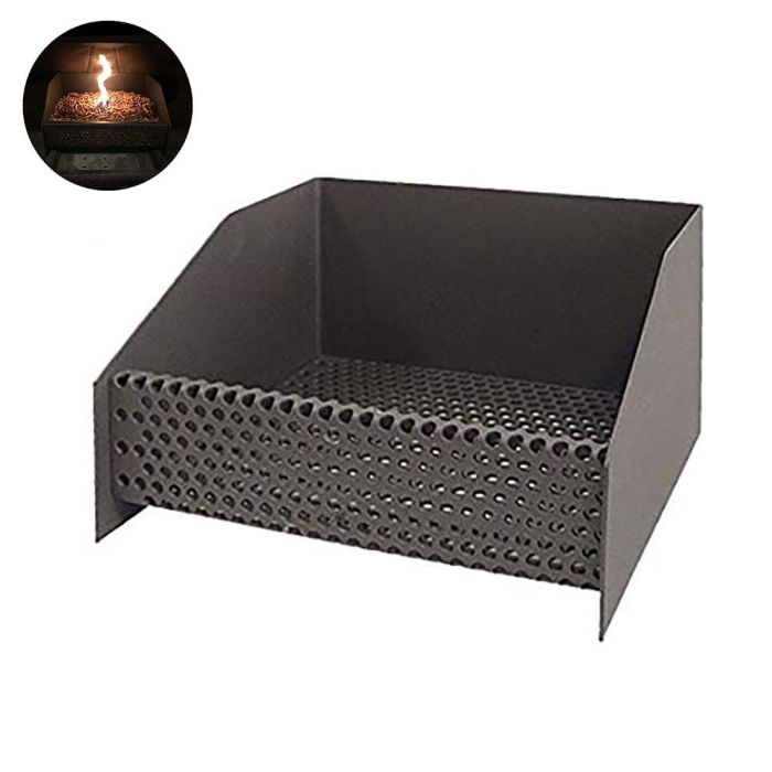 Imex El Zorro Cesta Quemador de Pellets 30x25x17 cm para Chimeneas y Estufas de Leña Hierro Fundido 3 kg