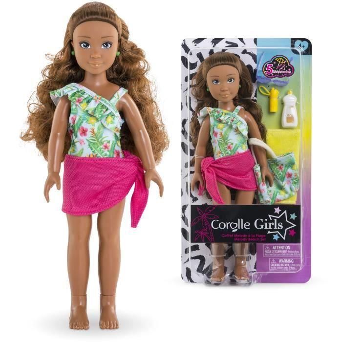 Caja Melody at the beach COROLLE GIRLS - muñeca fashion - 5 accesorios - 28 cm - 4 años 1 Caja Melody at the beach COROLLE GIRLS - muñeca fashion - 5 accesorios - 28 cm - 4 años 1