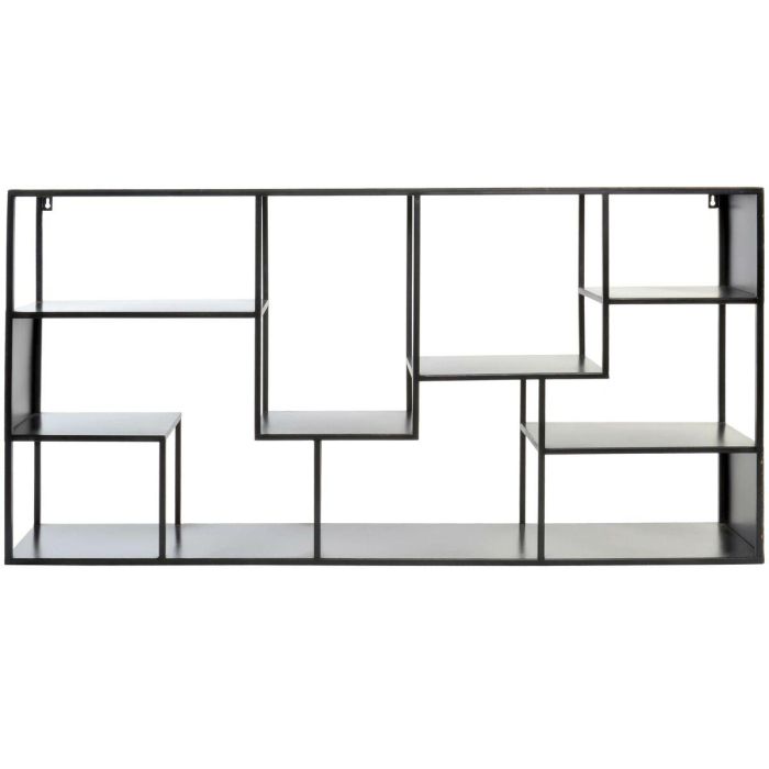 Estantería DKD Home Decor Negro Metal 120 x 20 x 60 cm 1