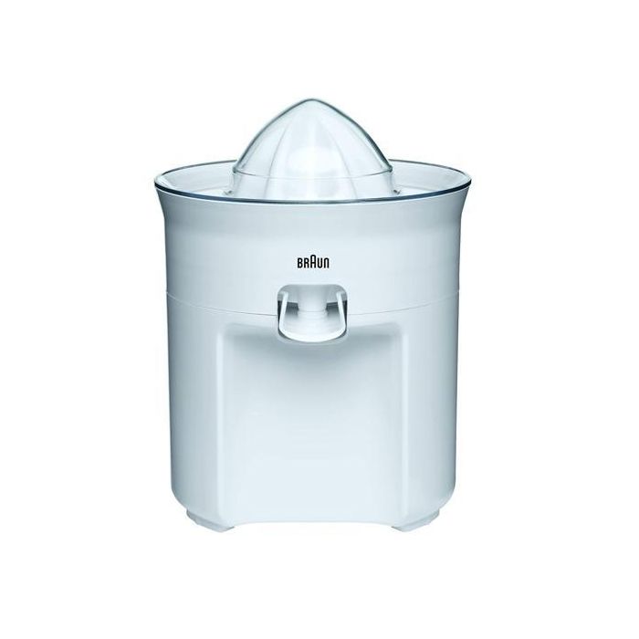 Braun Exprimidor 60 W 1,75 L Blanco, Antigoteo, Botón On/Off Automático, Fácil de Limpiar