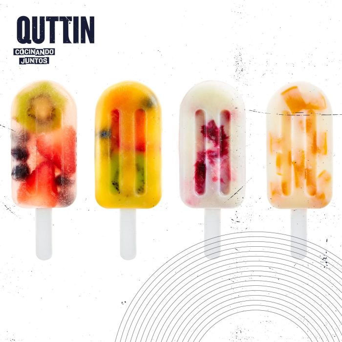 Quttin Molde Helado Individual Silicona 6,5 x 3 x 14 cm (36 Unidades) 10