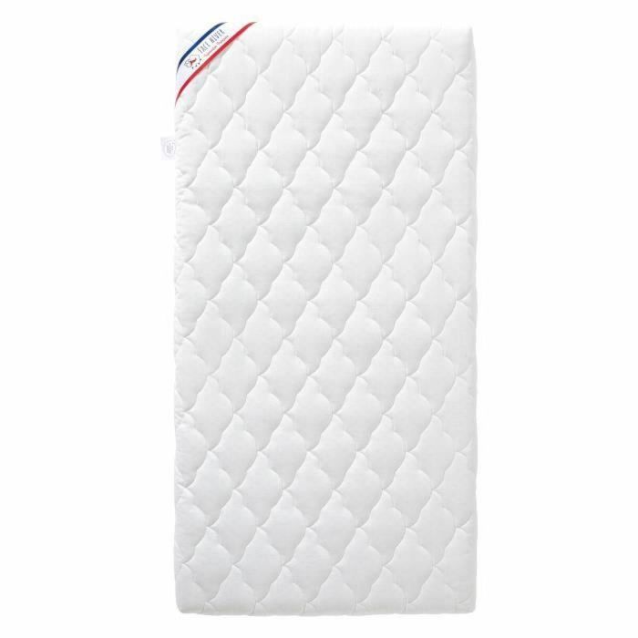 P'Tit Lit PTI1708547031804 Colchón para bebé climatizado 70x140x10 cm Reversible Funda desenfundable Antiácaros Fabricado en Francia