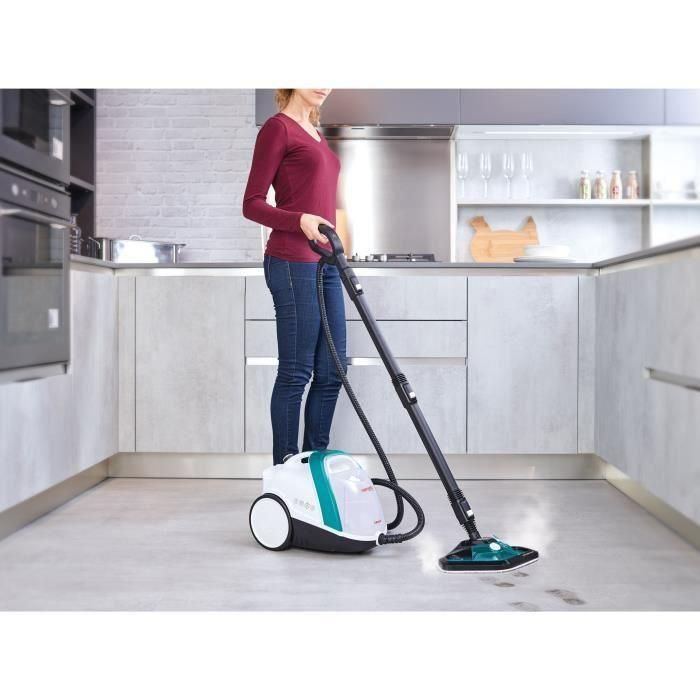POLTI VAPORETTO - Smart100_T - Limpiador de vapor - autonomía ilimitada - 4 BAR - 110g / min - 1500W - 9 accesorios - Turquesa 2 POLTI VAPORETTO - Smart100_T - Limpiador de vapor - autonomía ilimitada - 4 BAR - 110g / min - 1500W - 9 accesorios - Turquesa 2