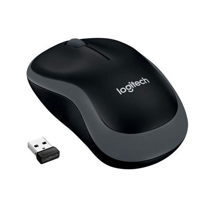Logitech M185 Ratón Inalámbrico RF Plug & Play con Nano Receptor USB, Diseño Ergonómico, Batería hasta 1 Año, Gris 0 Logitech M185 Ratón Inalámbrico RF Plug & Play con Nano Receptor USB, Diseño Ergonómico, Batería hasta 1 Año, Gris 0