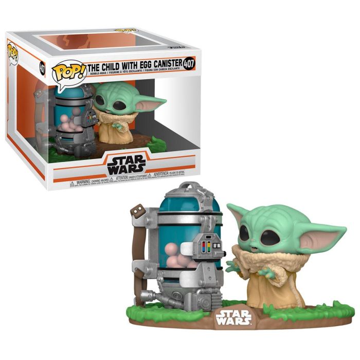 FUNKO Star Wars The Mandalorian The Child with Canister Figura POP Vinilo 9cm