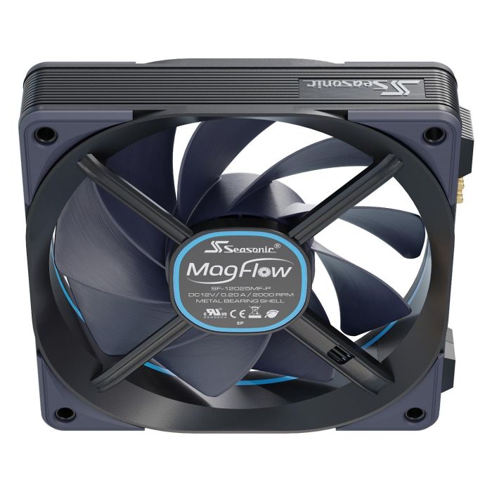 Seasonic MagFlow 1225PWM Ventilador 120mm PWM Negro Pack 3 Unidades 2