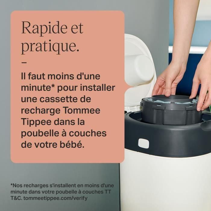 Tommee Tippee FFP Recambios para papelera de pañal Twist & Click con GREENFILM antibacteriano de larga duración, Pack 12 4 Tommee Tippee FFP Recambios para papelera de pañal Twist & Click con GREENFILM antibacteriano de larga duración, Pack 12 4