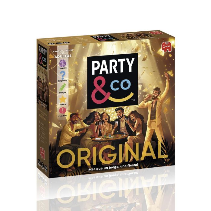 Diset Party & Co. Original Juego de Mesa para Toda la Familia +14 Años. Edición Española con 2000 Pruebas y Preguntas, 3+ Jugadores 1