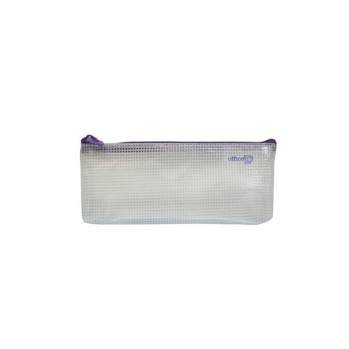 Dosier Sobre Office Box Cierre Cremallera 200X90 Mm. Violeta (Set de 10)