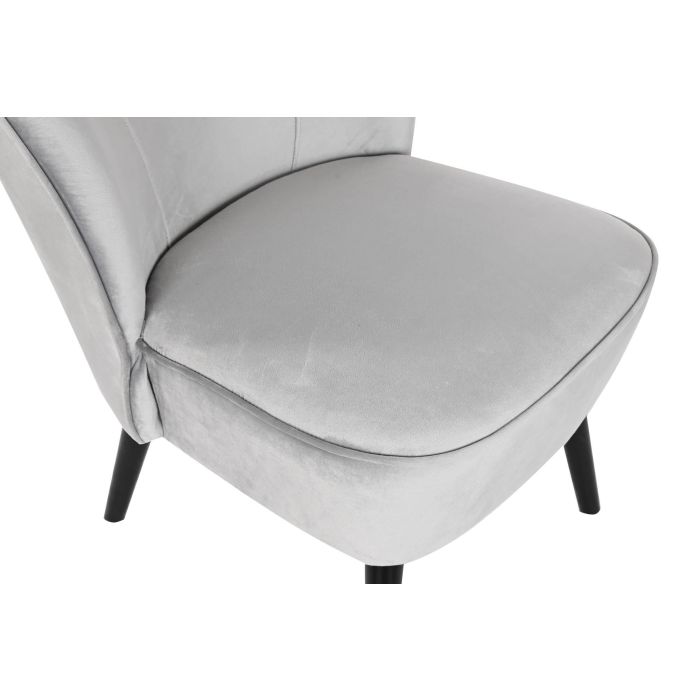Butaca DKD Home Decor Gris Negro 66 x 76 x 59 cm 1 Butaca DKD Home Decor Gris Negro 66 x 76 x 59 cm 1