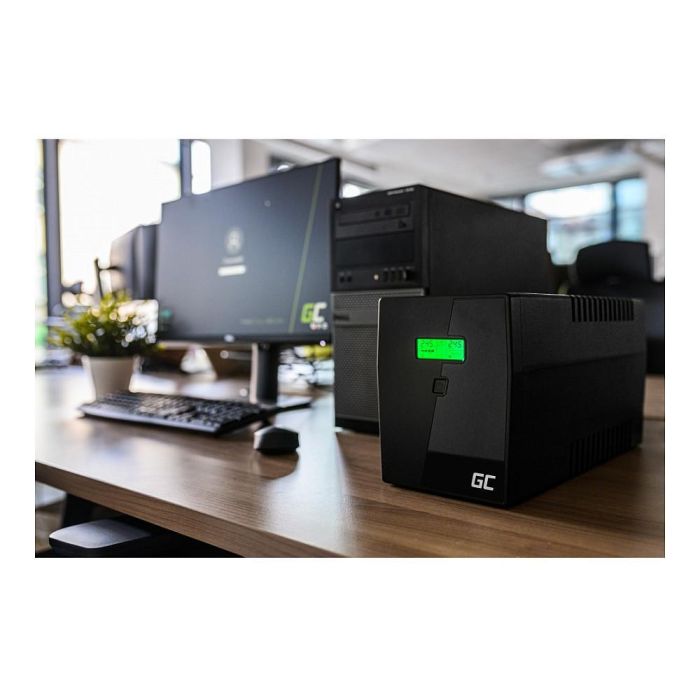 Green Cell UPS05 Sistema de Alimentación Ininterrumpida (SAI) 2000VA 1200W Protección Contra Sobretensiones 230V Línea Interactiva 2