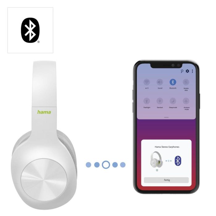 Auriculares Inalámbricos Hama 00184101 Blanco 2 Auriculares Inalámbricos Hama 00184101 Blanco 2