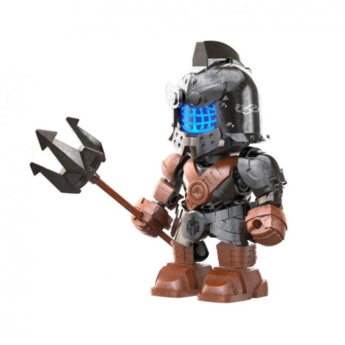 Bizak Heropod World Of Armours Figura Guerrero Electrónico Articulado con Luces LED y Sonidos, Coleccionable 12cm 3