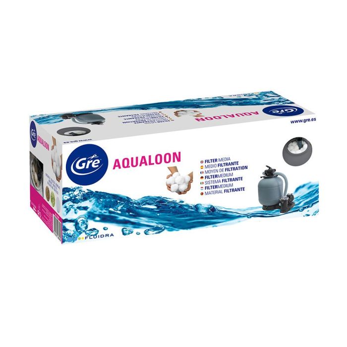 Gre Medio filtrante para piscinas desmontables, bolas de polietileno, filtra hasta 3 micras, equivale a 25kg de arena, 700g 1 Gre Medio filtrante para piscinas desmontables, bolas de polietileno, filtra hasta 3 micras, equivale a 25kg de arena, 700g 1