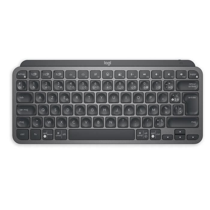 Teclado inalámbrico Logitech - MX Keys Mini - GRAFITO - Compacto, Bluetooth, retroiluminado para MAC, iOS, Windows, Linux, Android