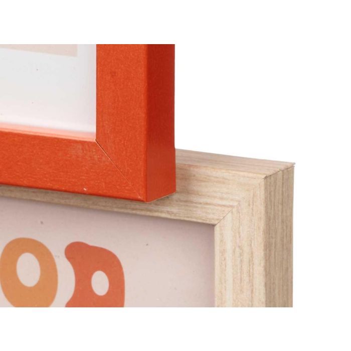 Portafotos múltiple para 8 fotos 10x15 cm, madera MDF y metal, Giftdecor (6 Unidades) 3 Portafotos múltiple para 8 fotos 10x15 cm, madera MDF y metal, Giftdecor (6 Unidades) 3