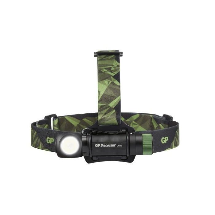 GP Discovery Rechargeable Multipurpose Headlamp & Flashlight 600lm - CHR35 2 GP Discovery Rechargeable Multipurpose Headlamp & Flashlight 600lm - CHR35 2