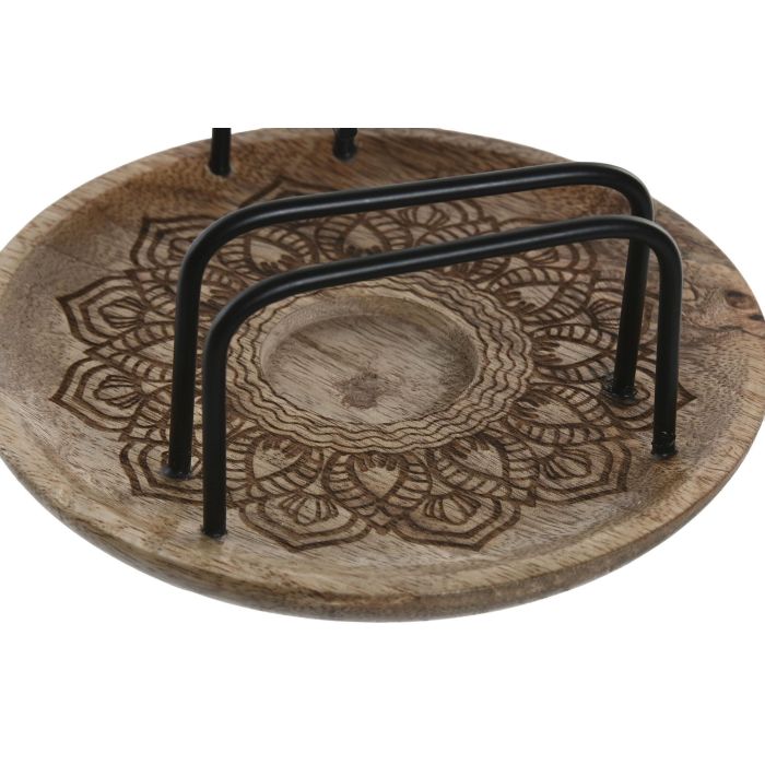 Soporte Incienso Arabe DKD Home Decor Marron Negro 15 x 3 x 15 cm (4 Unidades) 2 Soporte Incienso Arabe DKD Home Decor Marron Negro 15 x 3 x 15 cm (4 Unidades) 2