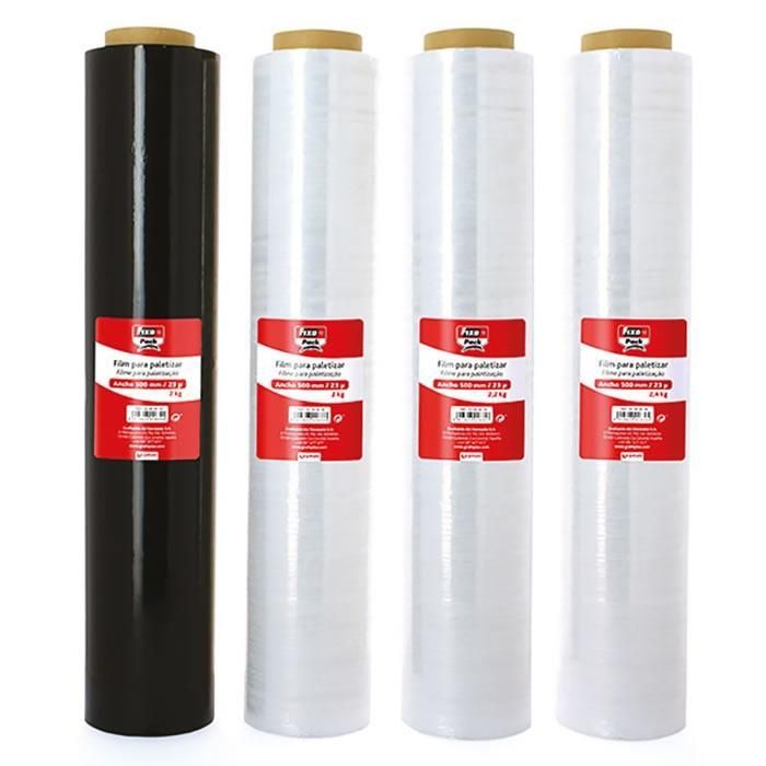 Fixo Film De Paletizar Rollo 23 Micras 2 kg 500 mm Ancho Transparente Fixo Film De Paletizar Rollo 23 Micras 2 kg 500 mm Ancho Transparente