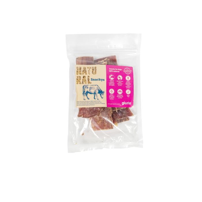 Snackys Bolsa Tiras Esófago de Vacuno 100 gr Snack Natural y Saludable para Perros 1