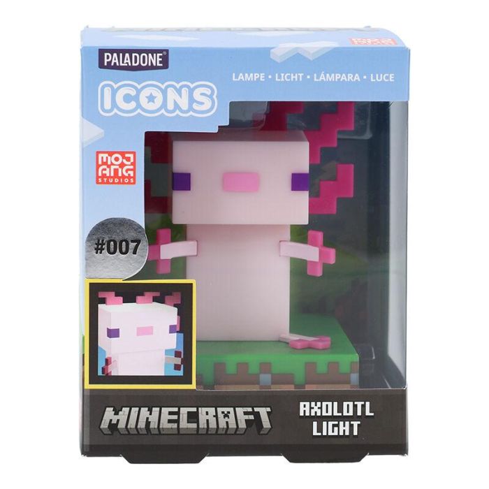 Lampara Paladone Icon Minecraft Ajolote 2 Lampara Paladone Icon Minecraft Ajolote 2