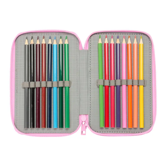 Safta Plumier Triple Gabby's Dollhouse 37 Piezas 12,5x19,5x5,5cm 4