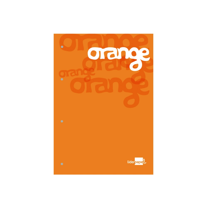 Liderpapel Bloc de Notas Din A4 Cuadriculado 5 mm Naranja Natural 100 Hojas 100 g/m2 1 Liderpapel Bloc de Notas Din A4 Cuadriculado 5 mm Naranja Natural 100 Hojas 100 g/m2 1