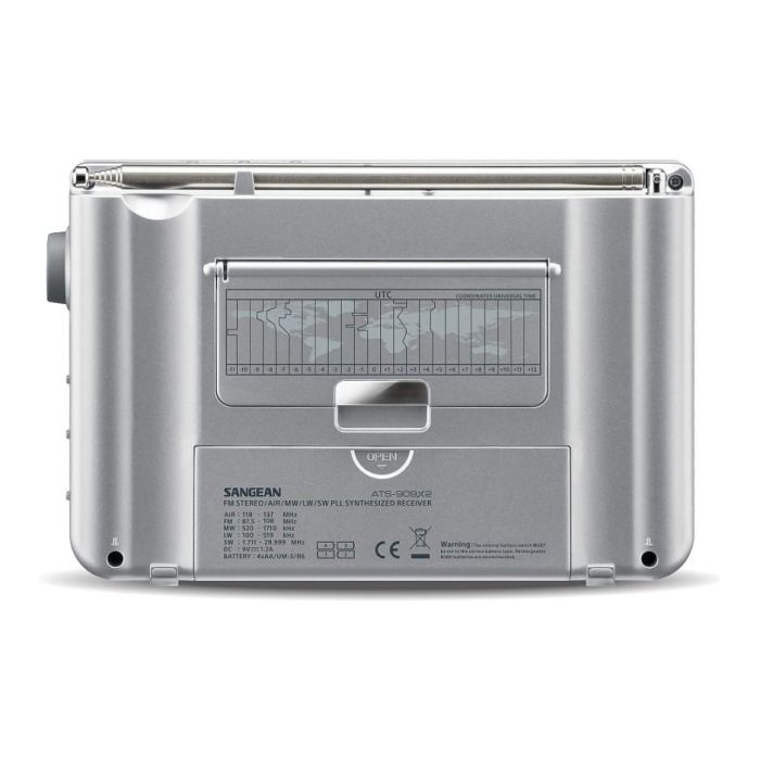Sangean ATS-909X2 - Radio portátil digital AM/FM/LW/SO, pantalla LCD, color blanco Sangean ATS-909X2 - Radio portátil digital AM/FM/LW/SO, pantalla LCD, color blanco